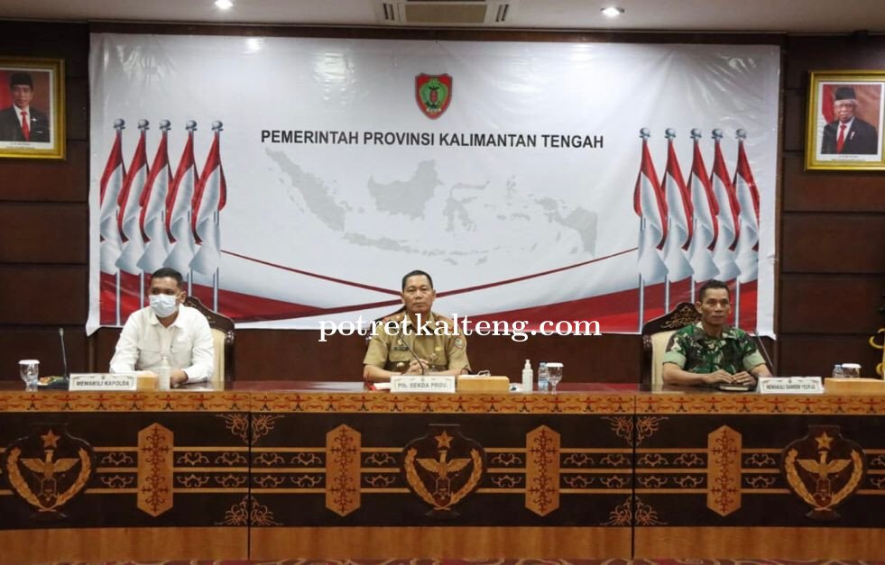 Pemprov Kalteng Hadiri Rapat Kordinasi Pengendalian Inflasi Tahun 2023 Secara Virtual