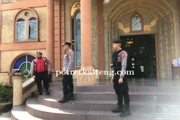 Polres Barsel Cek Langsung Pengamanan Ibadah Paskah