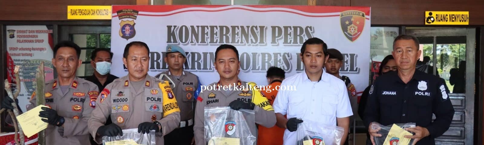 Polres Barsel Gelar Konferensi Pers Tindak Pidana Pengeroyokan Hingga Korban Tewas