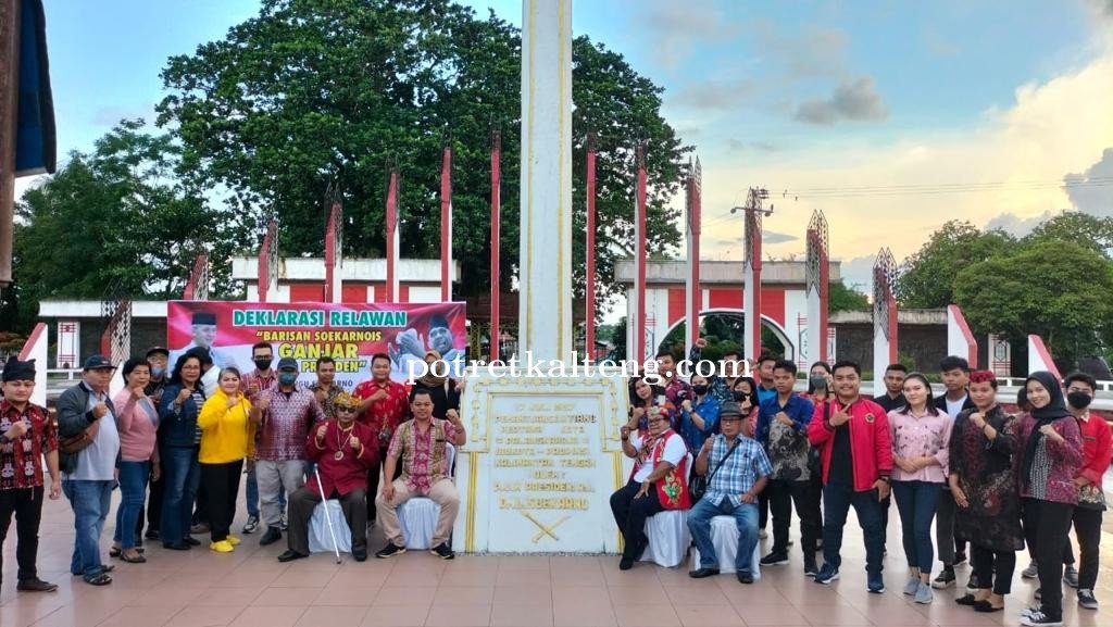 Barisan Relawan Soekarnois Kalteng Deklarasikan Dukungan Terhadap Ganjar Pranowo Sebagai Presiden