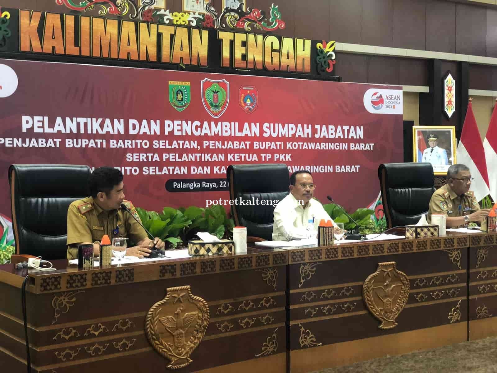 Diwarnai Aksi Penolakan, Pelantikan Pj Bupati Kobar dan Barsel Ditunda