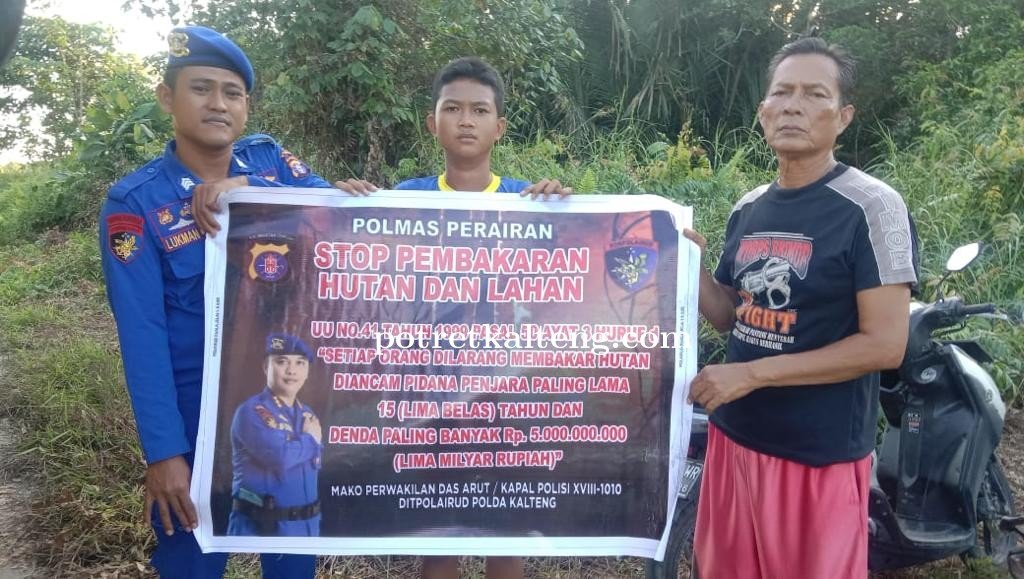 Rentan Kabut Asap, Ditpolairud Sosialisasikan Bahaya Karhutla Bagi Lingkungan Dan Kesehatan