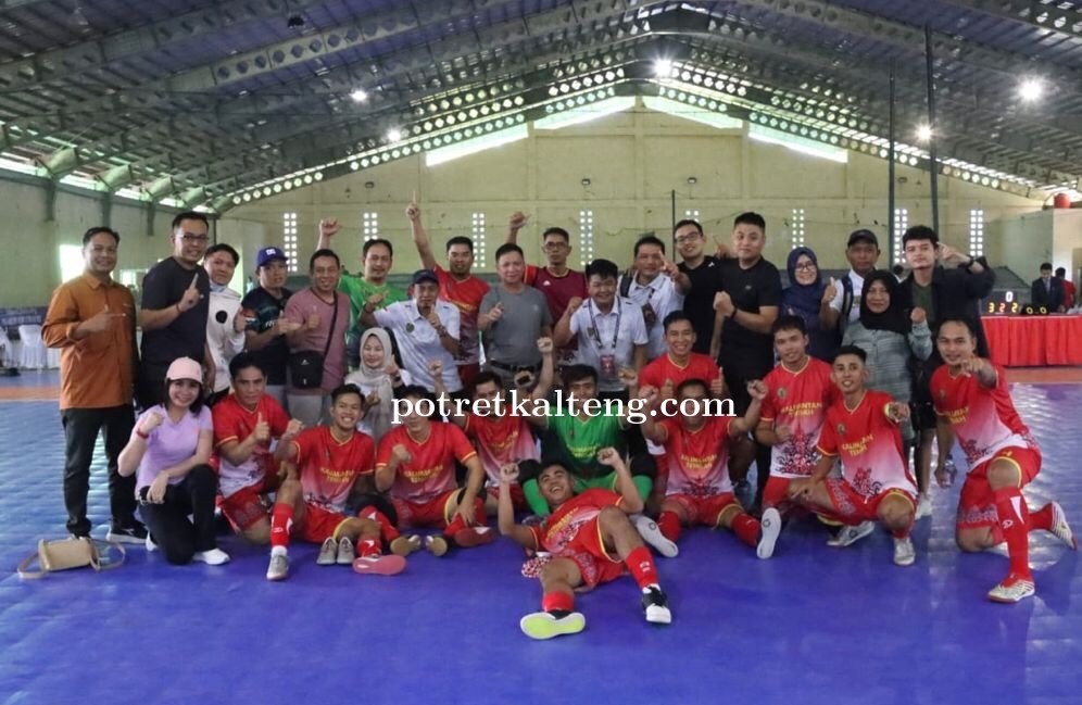 Kalah di Semifinal, Atlet Futsal Kalteng Pornas KORPRI Tetap Melaju Perebutkan Medali Perunggu
