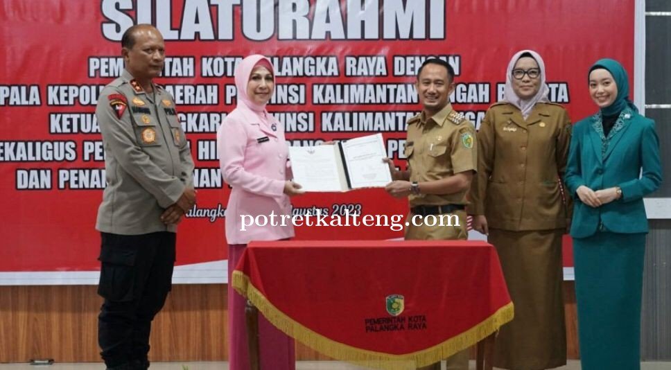 Pemko Palangka Raya Hibahkan Tanah Kepada Polda Kalteng