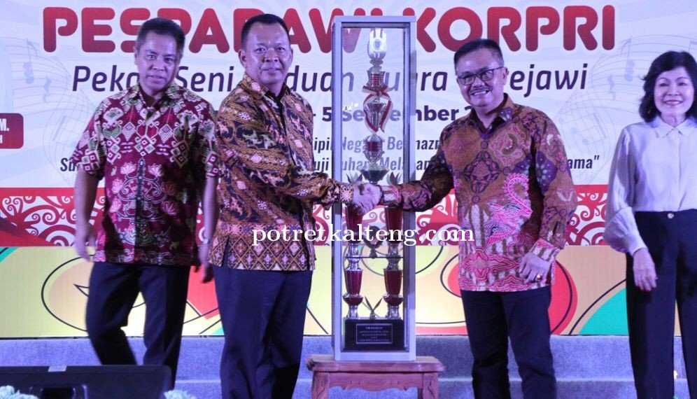 Sahli Gubernur Kalteng Tutup PESPARAWI IV KORPRI Tingkat Provinsi Kalteng Tahun 2023