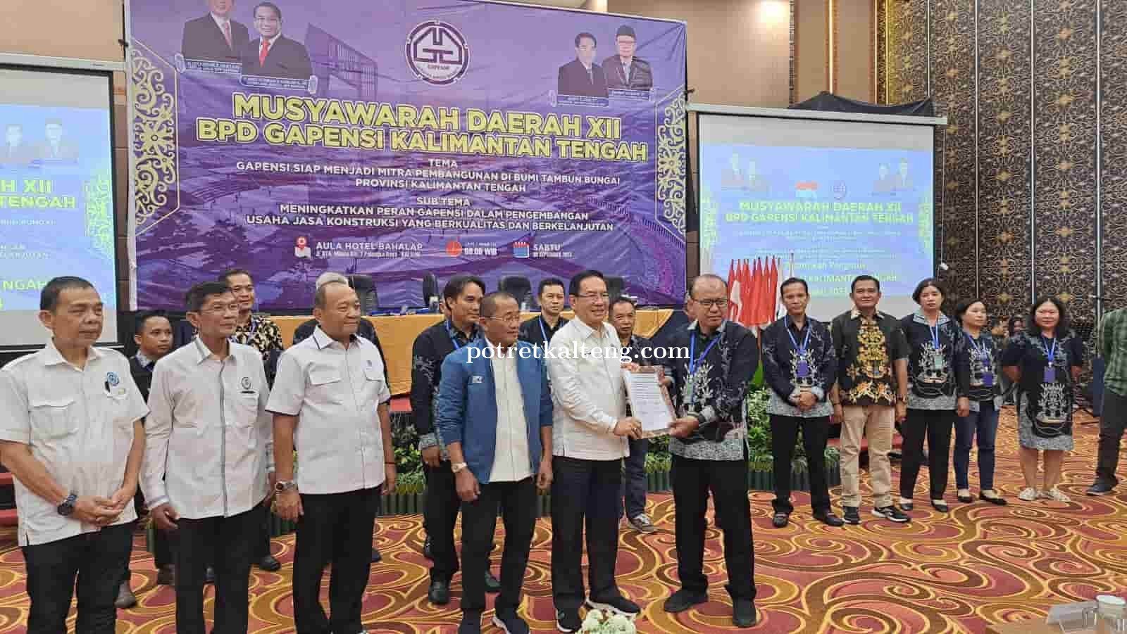 Musda BPD GAPENSI ke-XII Dan BPD GATENSI ke-II Berkomitmen Membangun Kalteng