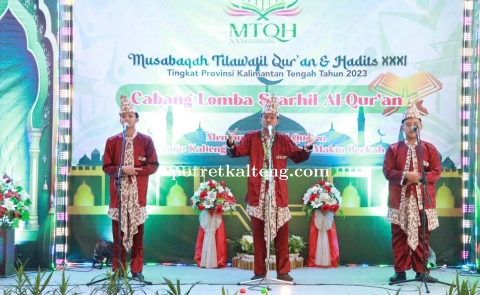 Hari Pertama Lomba MTQH XXXI Tingkat Provinsi Kalteng Tahun 2023 Berjalan Lancar