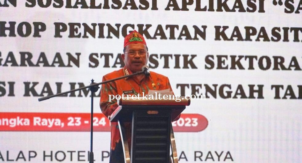 Sekda Kalteng, H. Nuryakin Buka Rakor Forum Satu Data Indonesia Provinsi Kalteng