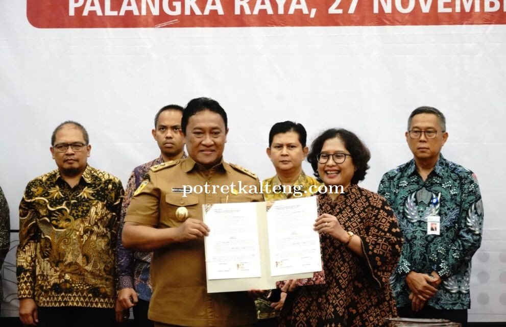 Wagub Kalteng Hadiri Penandatanganan Naskah Kesepakatan Pengampuan Layanan Prioritas di Kalteng