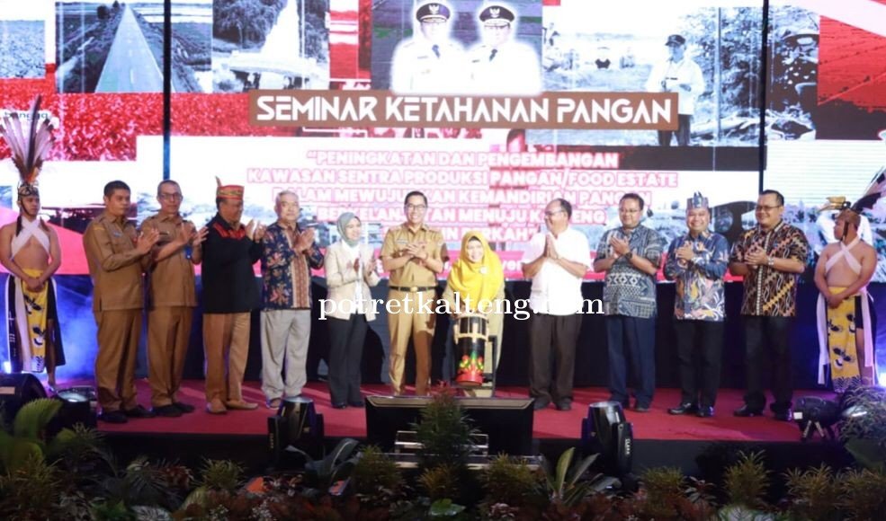 Asisten Ekbang Pemprov Kalteng Buka Seminar Ketahanan Pangan di Prov. Kalteng Tahun 2023