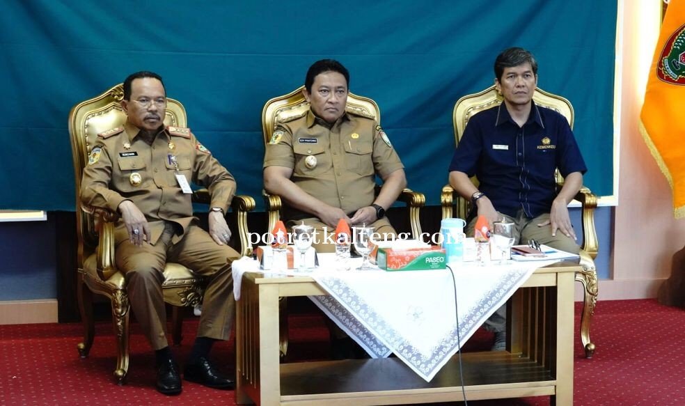 Wagub Kalteng Hadiri Penyerahan DIPA dan Buku TKD Tahun 2024 oleh Presiden RI secara Virtual