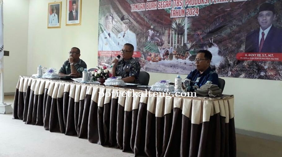 Dinas Perkebunan Kalteng Gelar Rapat Penetapan Harga TBS Kalteng Periode Bulan Desember 2023