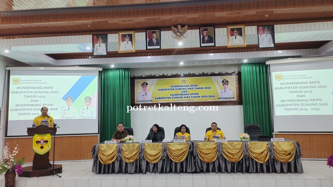 Bapperida Gunung Mas Gelar Musrenbang RKPD Tahun 2025 Tingkat Kabupaten