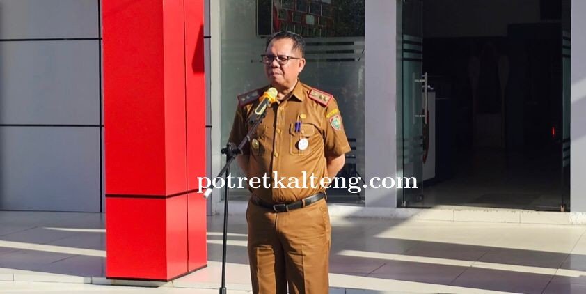 Kepala Dislutkan Kalteng Pimpin Apel Besar ASN Lingkungan Dislutkan Kalteng