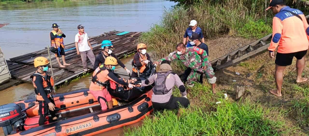 Lansia Tercebur di Sungai Katingan Akhirnya Ditemukan Tim SAR