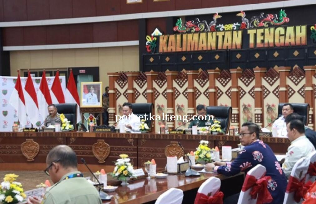 Ini Arahan Gubernur Kalteng Pada Raker Pemantapan Optimasi Lahan Food Estate Padi Nasional di Kalten