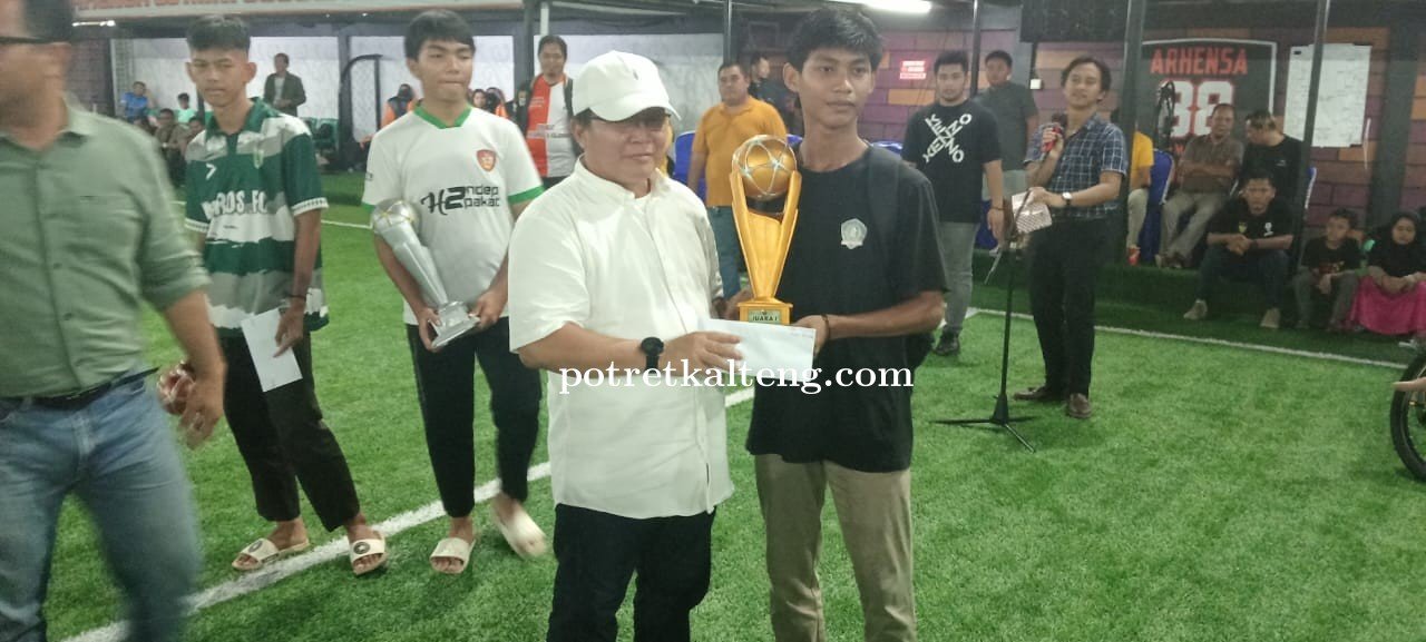 Calon Wakil Bupati Kapuas, Alberkat Yadi Hadiri Grand Final Turnamen Mini Soccer