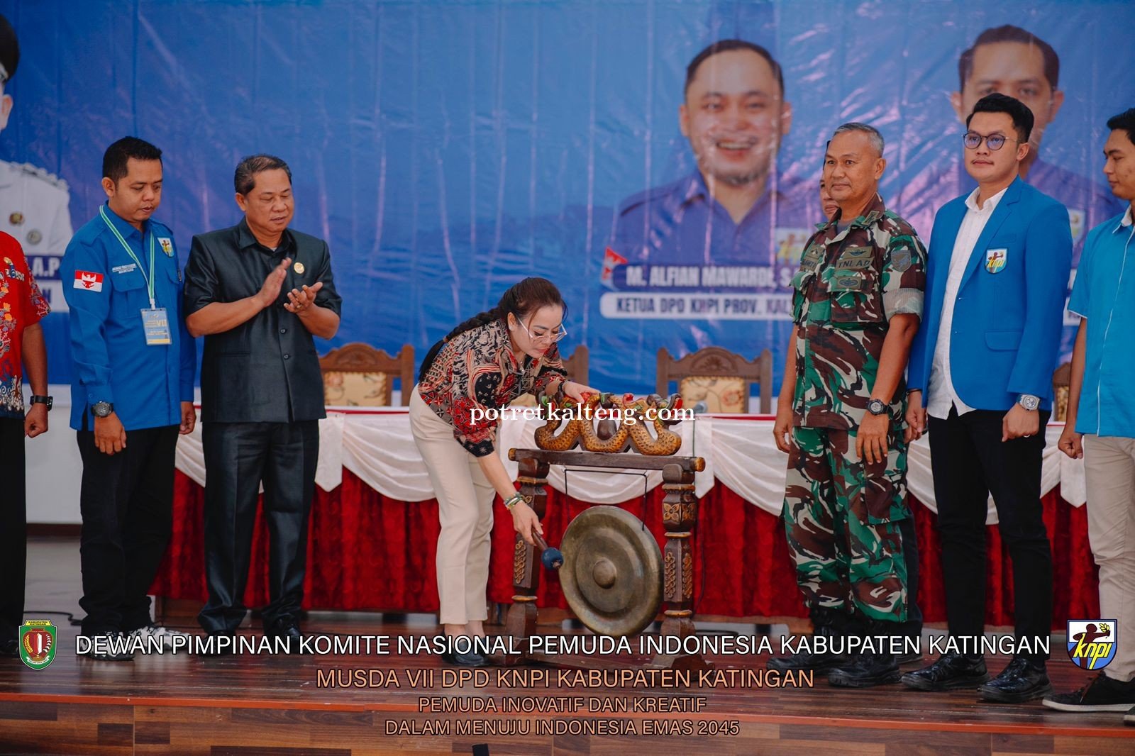 Gelar Musda ke-VII, Genjadid Utomo Resmi Nahkodai KNPI Katingan