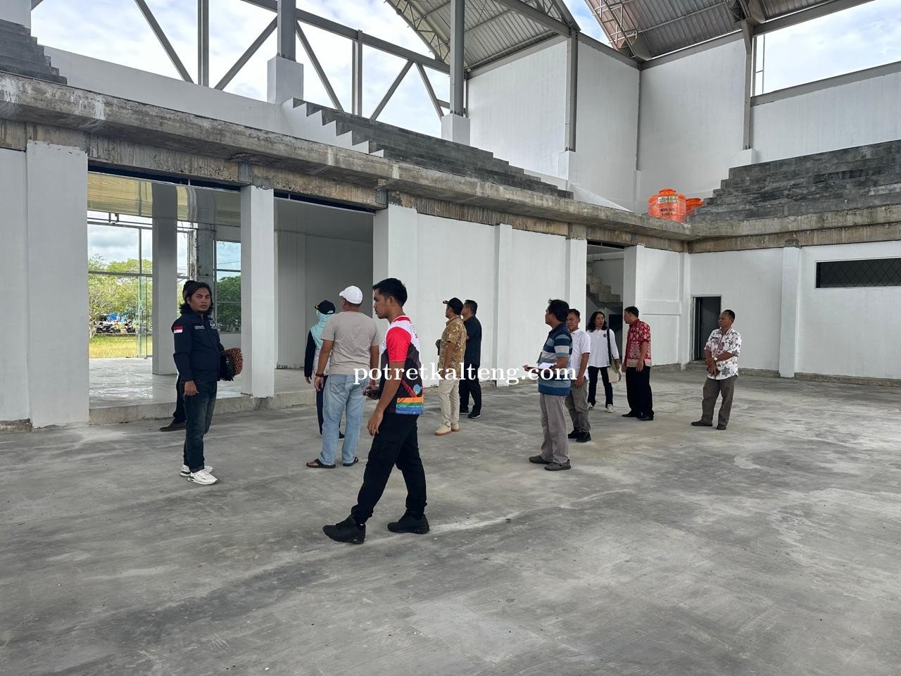 Sidang Pemeriksaan Setempat Gugatan PMH Perkara GOR Katingan Hakim Sarankan Untuk Pekerjaan Dilanjut