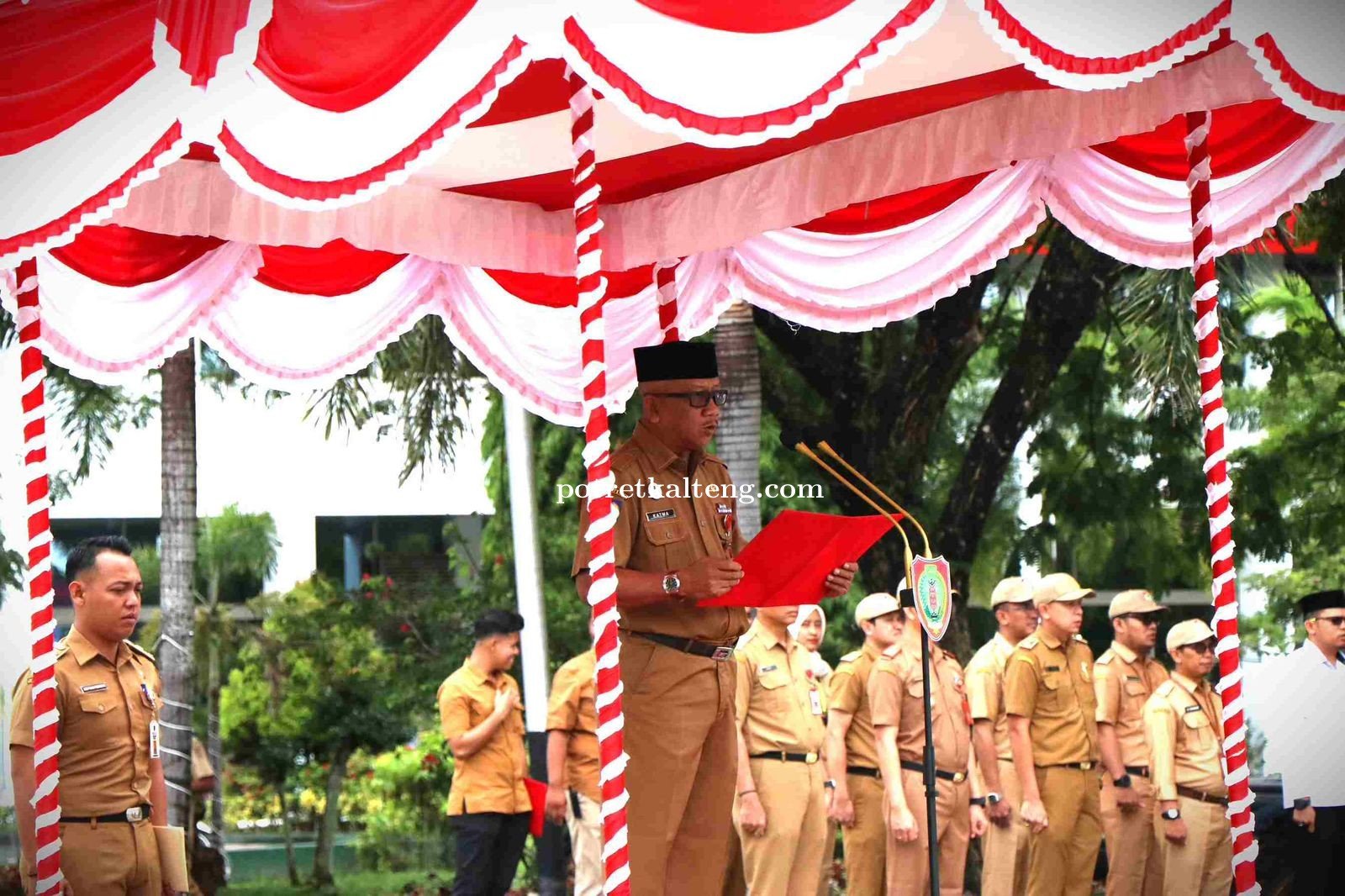 Pemprov Kalteng Gelar Apel Bersama, Kepala BKD Tegaskan Pentingnya Netralitas ASN Menjelang Pilkada
