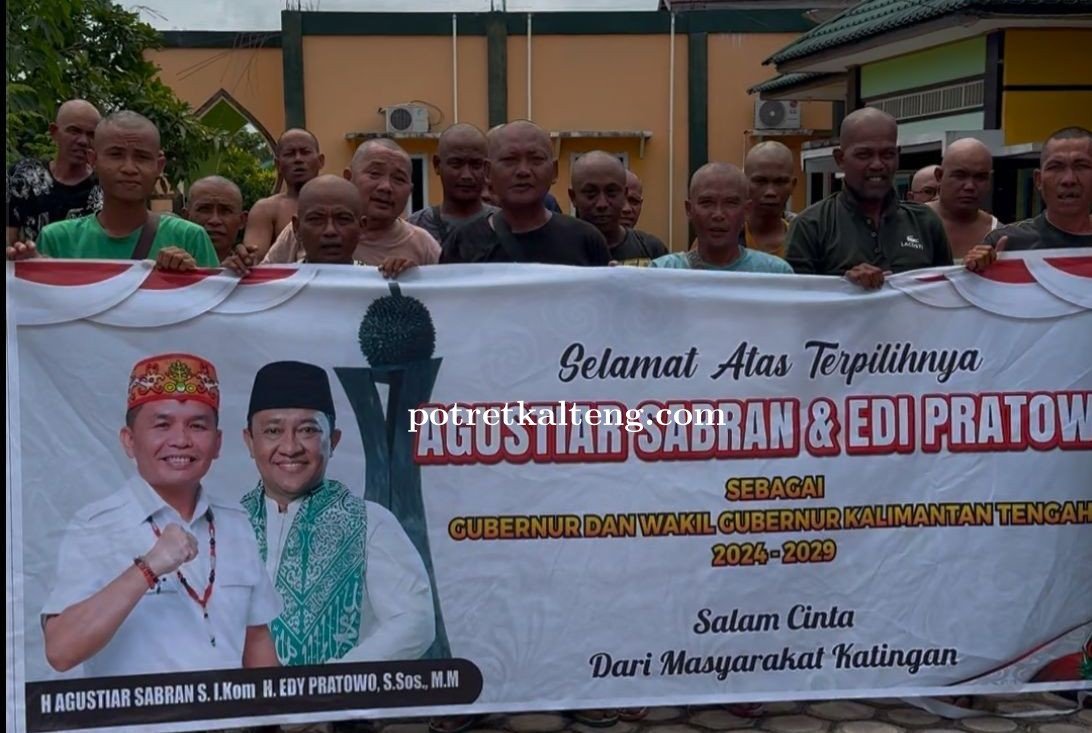 Wujud Syukur Kemenangan Agustiar-Edy di Pilgub Kalteng, Masyarakat Katingan Antusias Bergundul