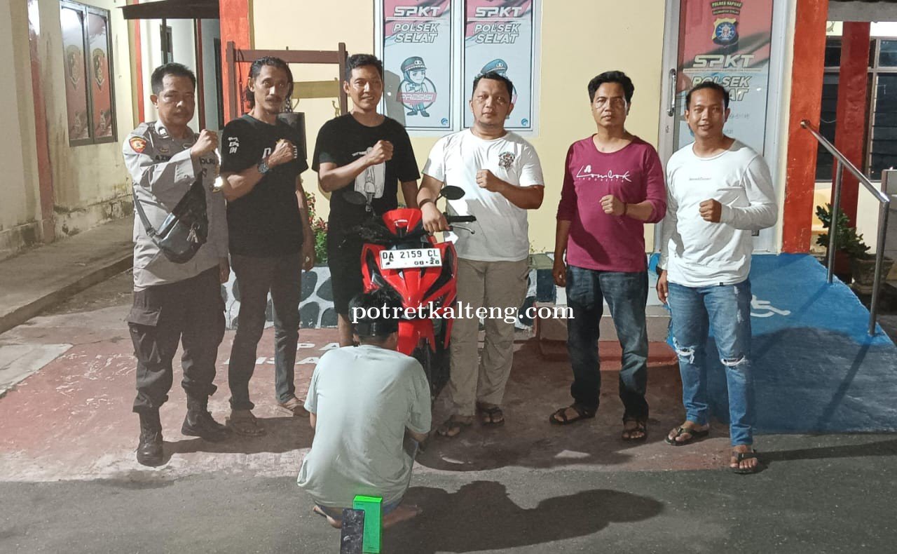 Nasib Sial ! Habis Jambret Handphone, Pemuda Asal Banjarmasin Diamankan Tim Resmob Polres Kapuas