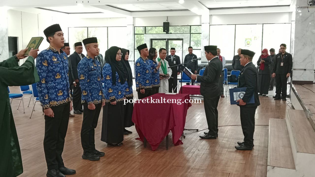 Lantik Sejumlah Pejabat Fungsional, Bupati Balangan Harapkan Visi Misi Balangan Semakin Terwujud