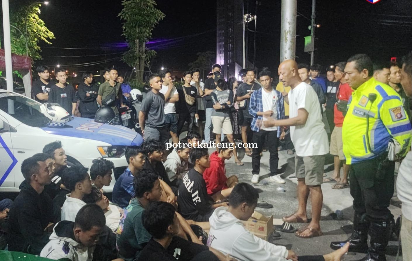 Satlantas Polresta Palangka Raya Amankan 30 Unit Sepeda Motor Pelaku Balap Liar