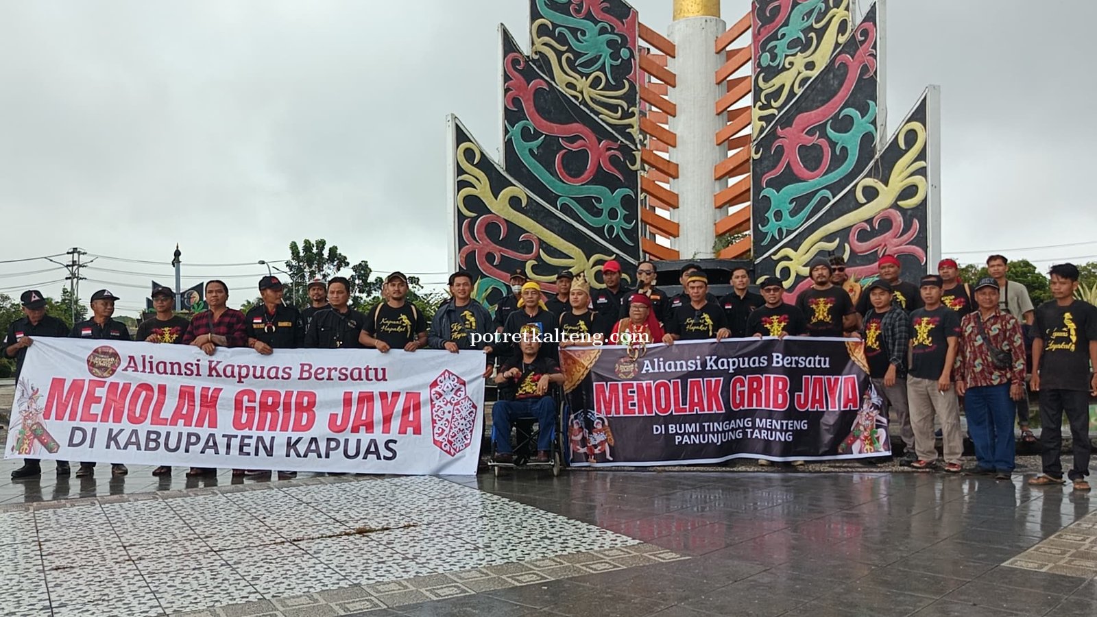 Aliansi Kapuas Bersatu Gelar Aksi Tolak Ormas GRIB Jaya di Kapuas
