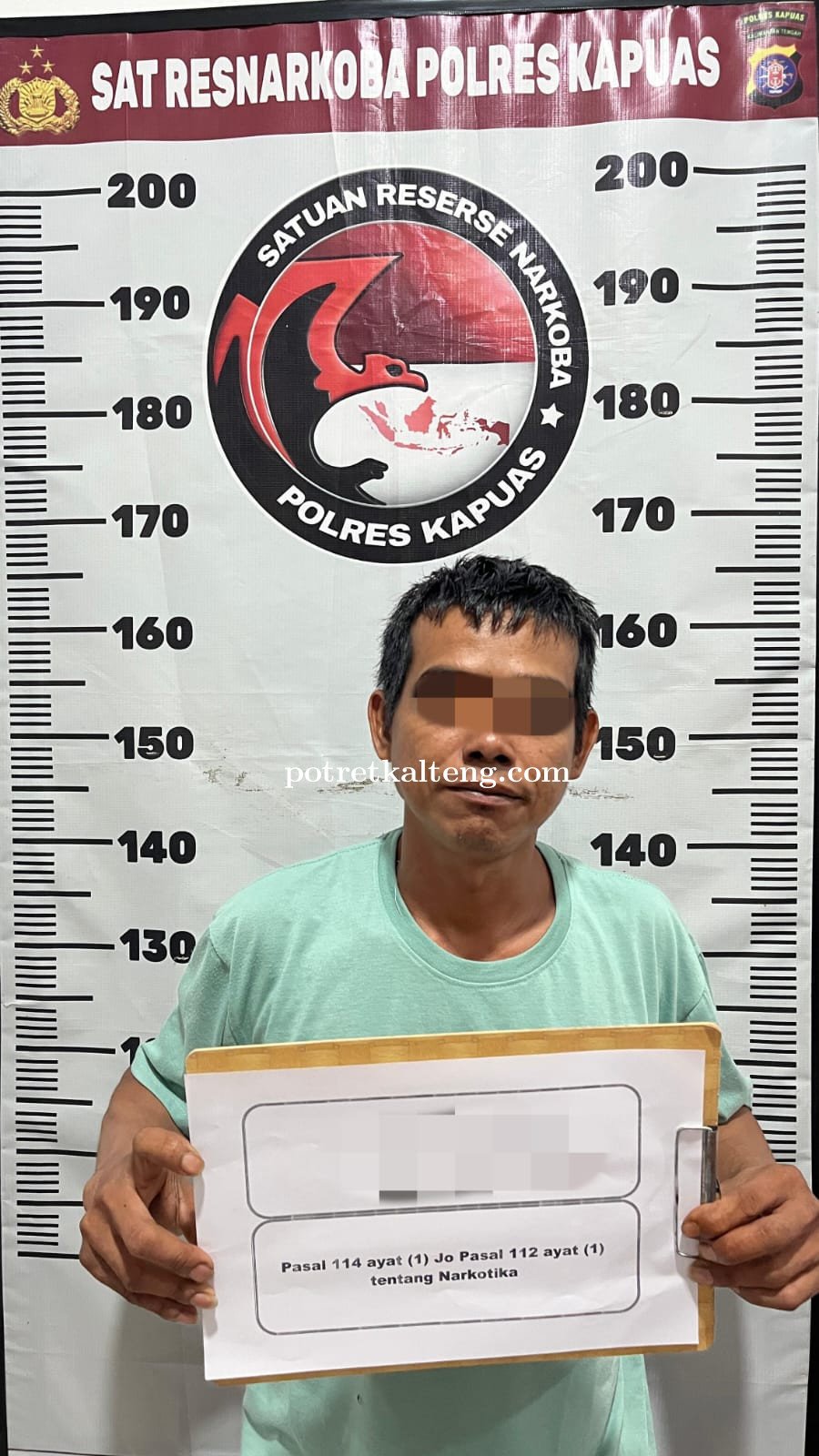 Polres Kapuas Tangkap Seorang Petani di Mantangai, Diduga Edarkan Sabu