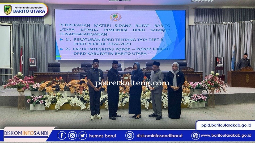 DPRD Barito Utara Gelar Rapat Paripurna Bahas LKPJ Bupati 2024