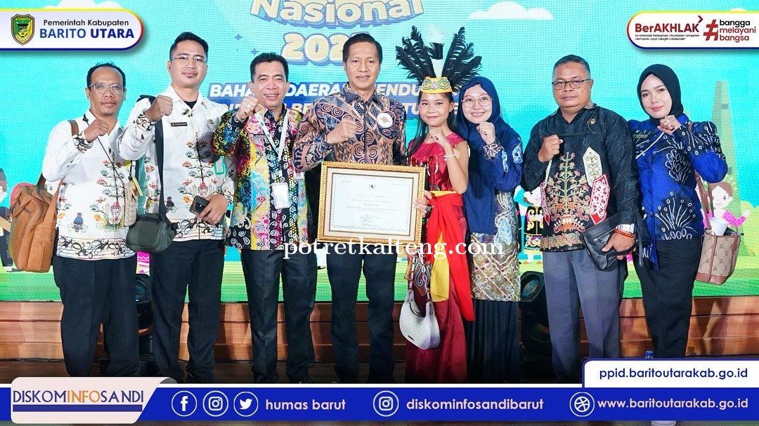 Dua Tahun Berturut-Turut, Barito Utara Raih Penghargaan Pelestarian Bahasa Ibu