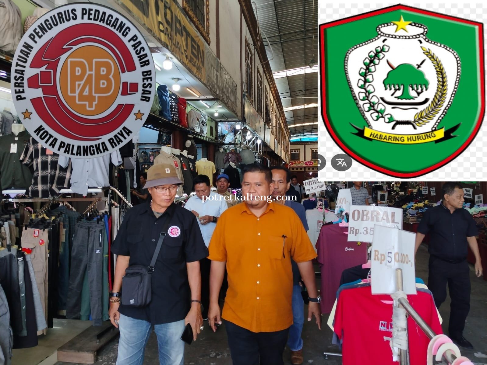 Komisi 3 DPRD Kotawaringin Timur Lakukan Kunjungan Kerja ke Pasar Besar Palangka Raya