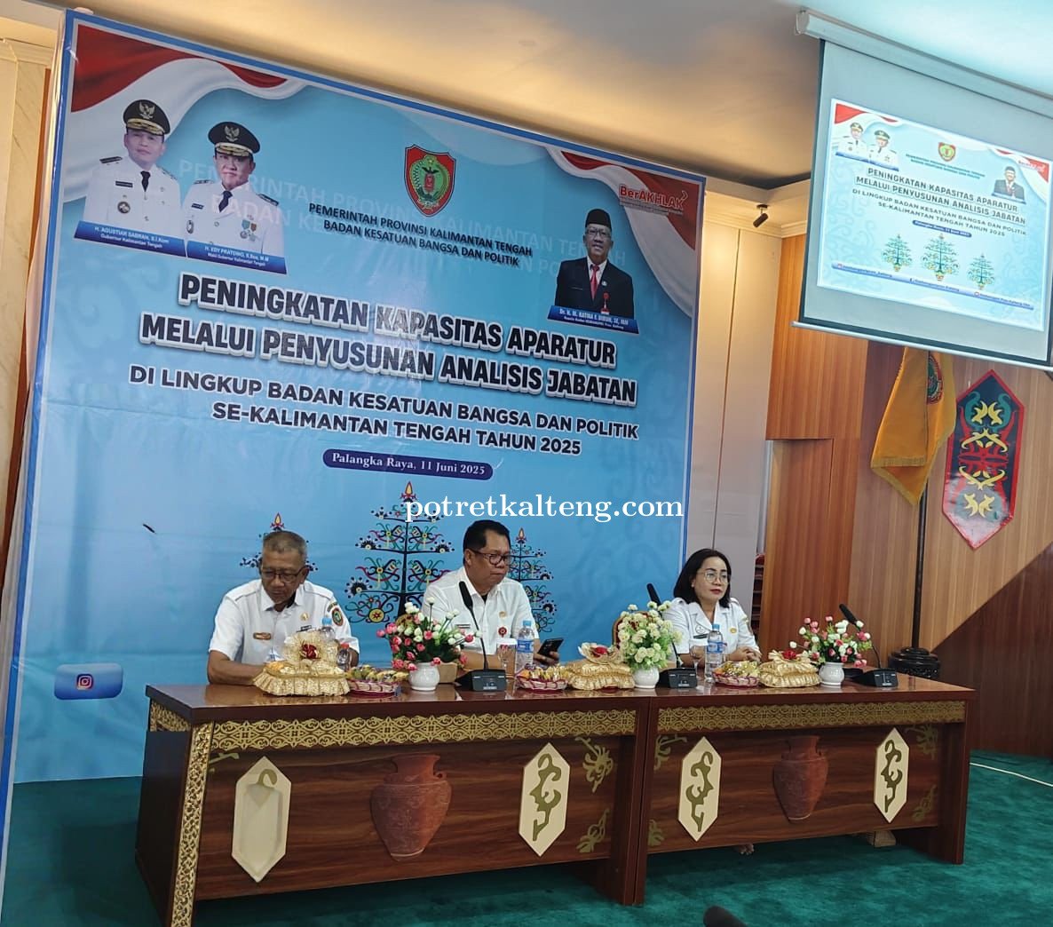 Biro Organisasi Provinsi Kalteng Gelar Asistensi Penyusunan Anjab dan ABK untuk Kesbangpol se-Kalima