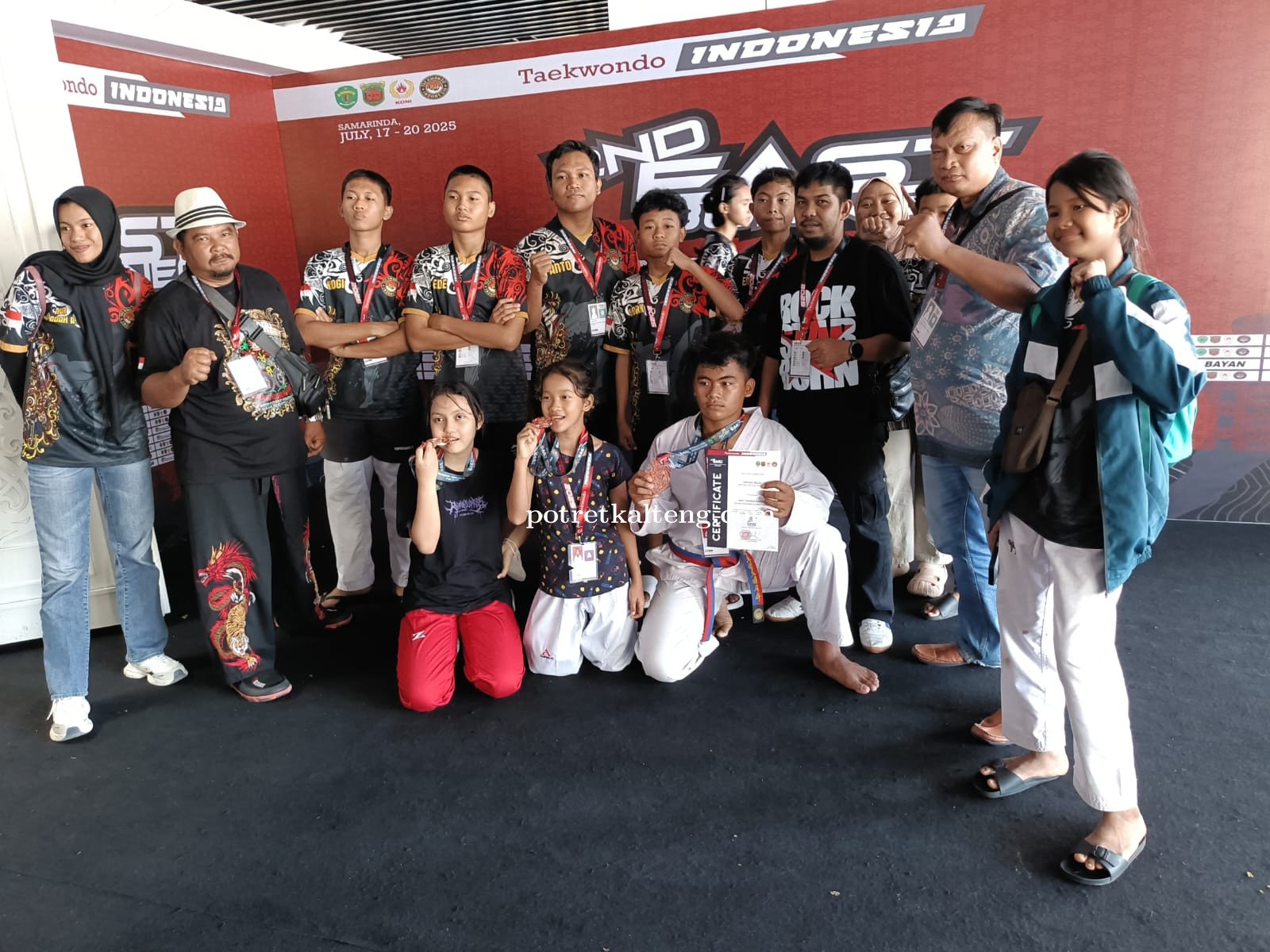 Tiga Taekwondoin Kabupaten Kapuas Raih Medali Perunggu di  Ajang Internasional Championship Cadet an