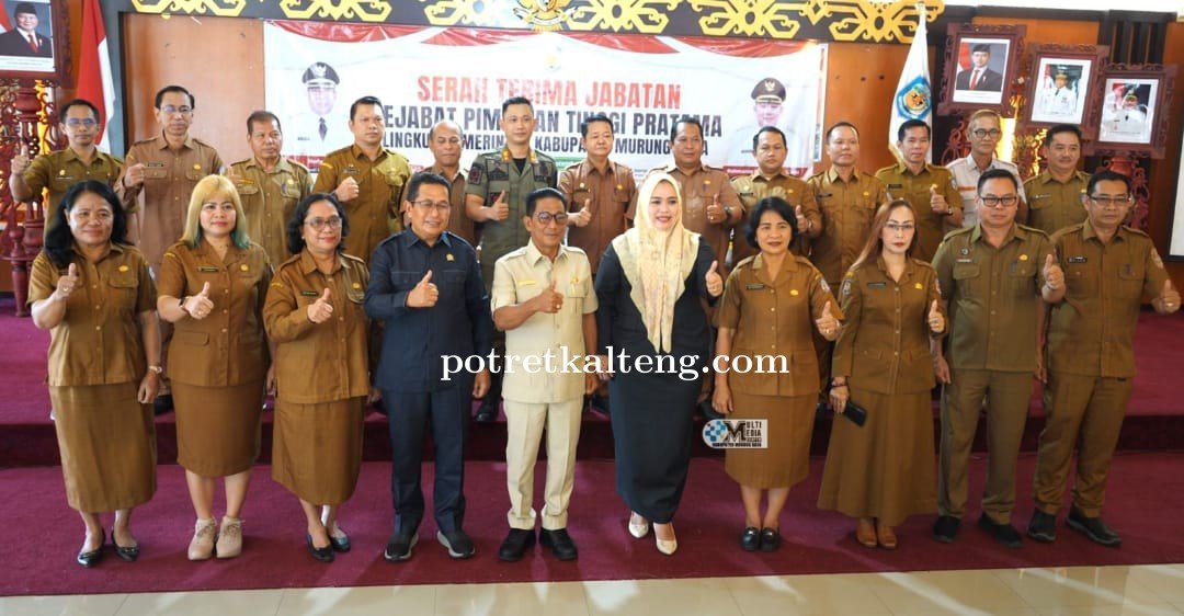 Bupati Heriyus Pimpin Sertijab 14 Pejabat Eselon II di Murung Raya