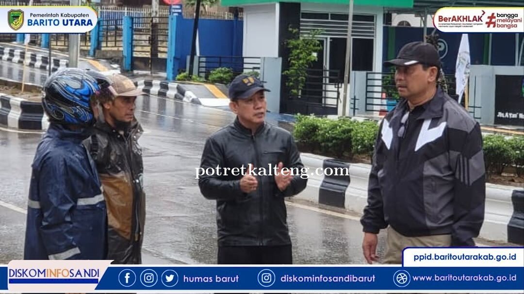Respons Cepat Bencana Genangan: Bupati Barut H. Shalahuddin Turun Langsung Beri Arahan Teknis di Lok