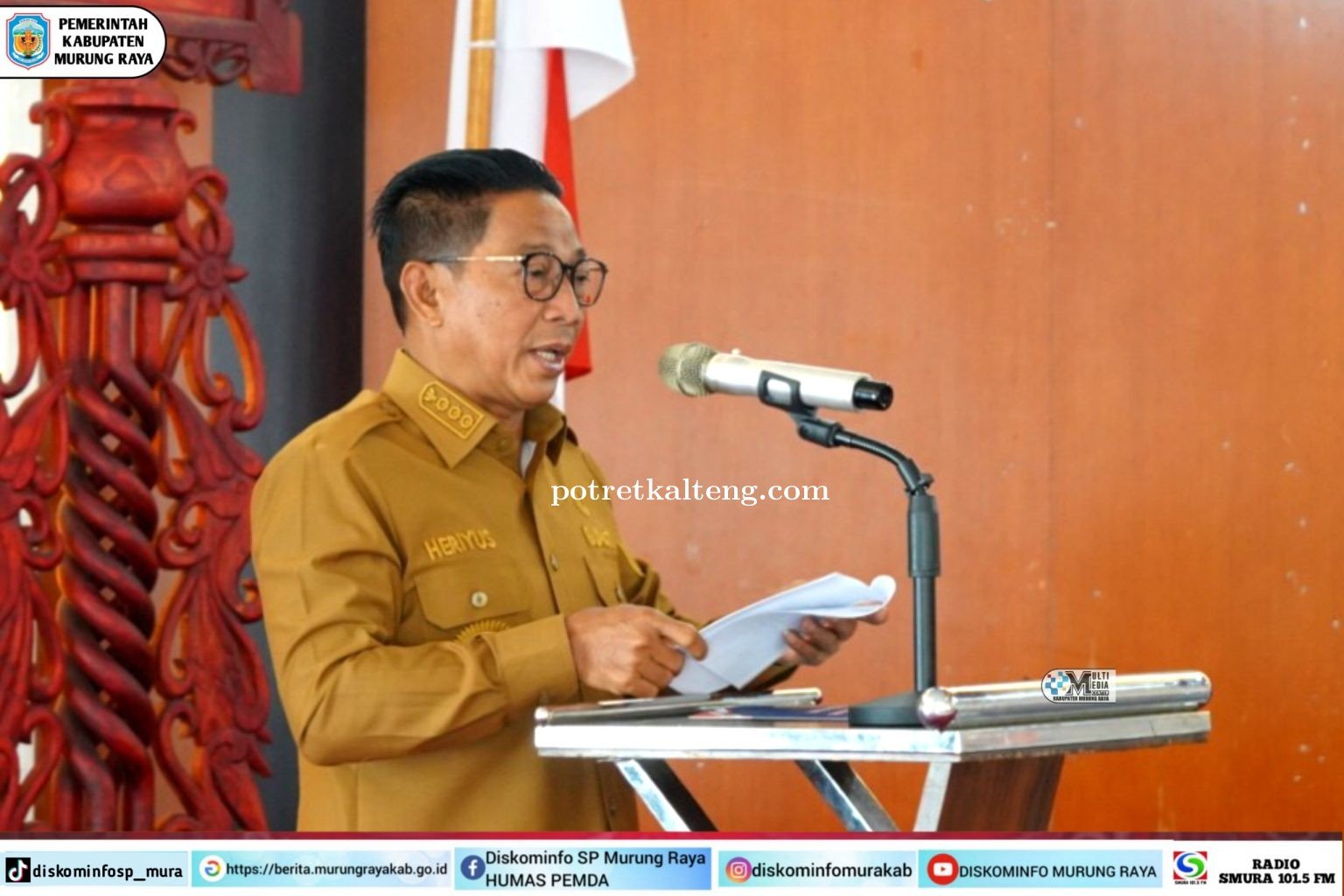 Pemkab Murung Raya Tegaskan Komitmen Dukung Swasembada Pangan Melalui Perluasan Tanam Padi Gogo