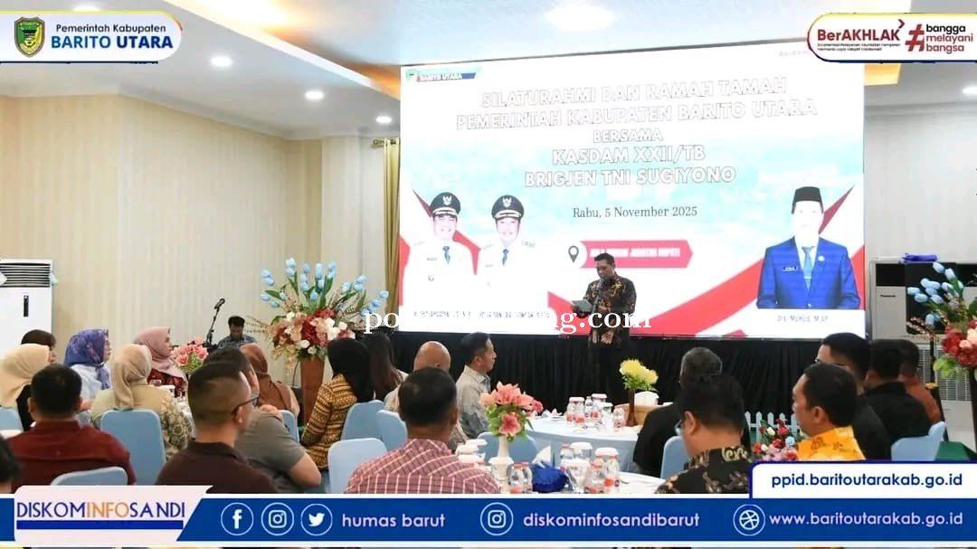 Barito Utara Sambut Kasdam Brigjen TNI Sugiyono, Tegaskan Peran Vital TNI dalam Pembangunan Daerah