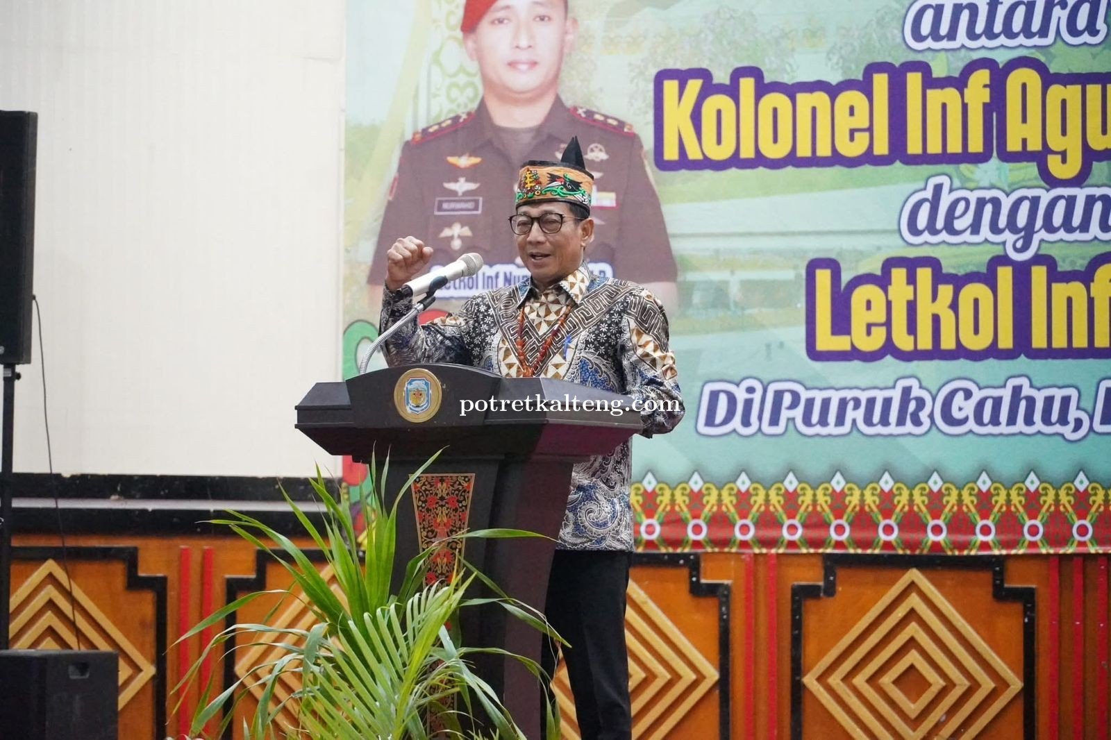 Bupati Murung Raya Hadiri Kenal Pamit Dandim 1013/Muara Teweh