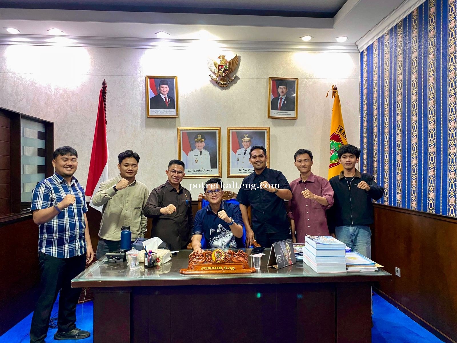 Terima PW Sapma PP Kalteng, Wakil Ketua III DPRD Dukung Rakerwil Mendatang