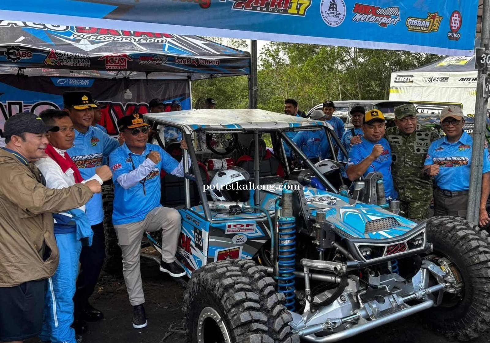 Gubernur Agustiar Sabran Buka Kejurnas Adventure Offroad Putaran II di Tangkiling