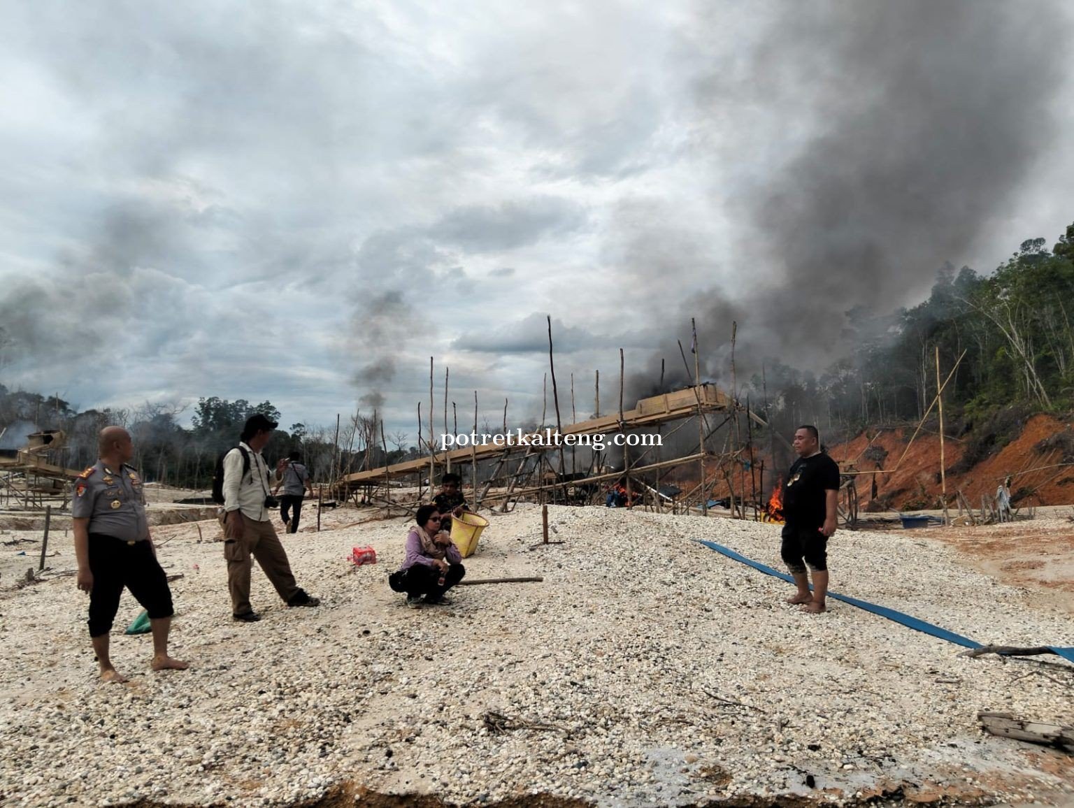 Kapolres Barito Utara Tindak Tegas Tambang Emas Ilegal di Barut
