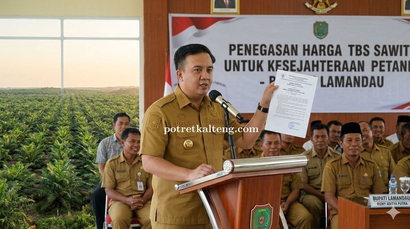 Antisipasi Harga Anjlok, Bupati Lamandau Wajibkan Pabrik Sawit Beli TBS di Atas Rp3.000