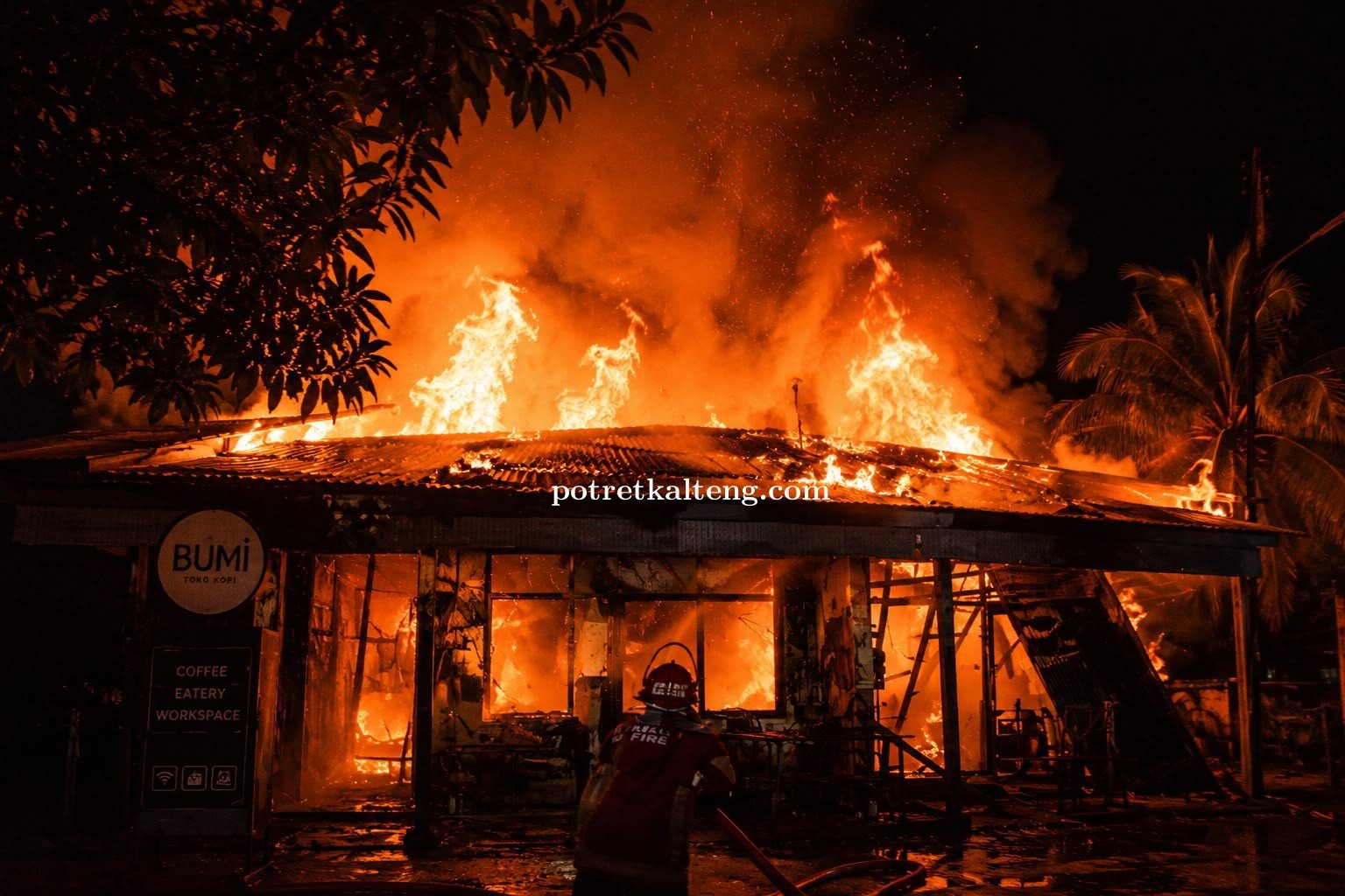 Pasca Kebakaran, Toko Kopi Bumi Rumahkan Karyawan dan Hentikan Penjualan Daring, Keluhkan Tetap Waji