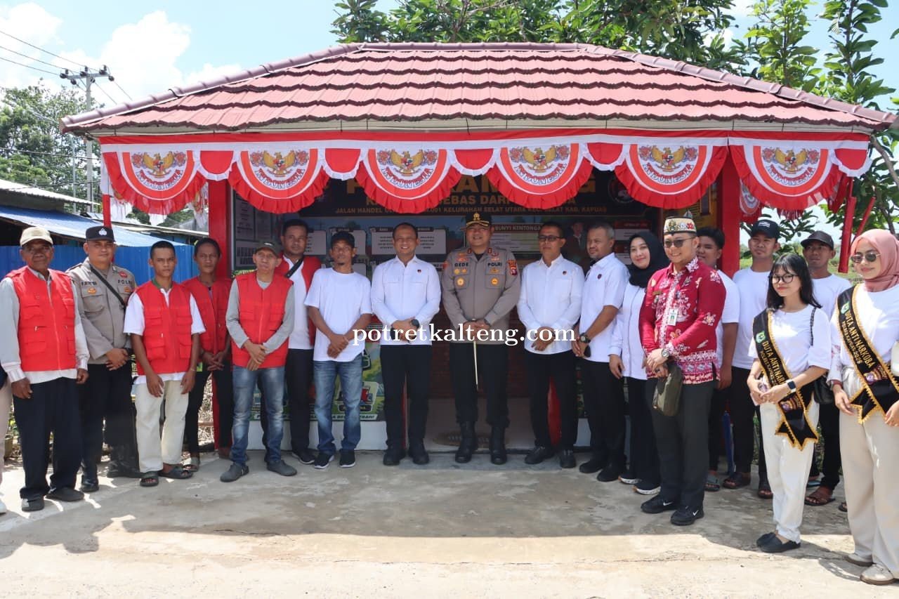 Mabes Polri Lakukan Penilaian Kampung Bebas Narkoba di Selat Utara, Perkuat Sinergi P4GN