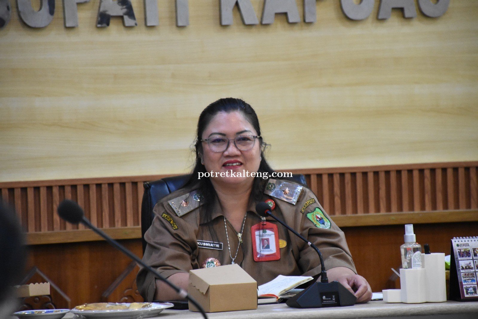 Asisten II Setda Kapuas Ikuti Rakor Pengendalian Inflasi dan Program Strategis Nasional Secara Virtu