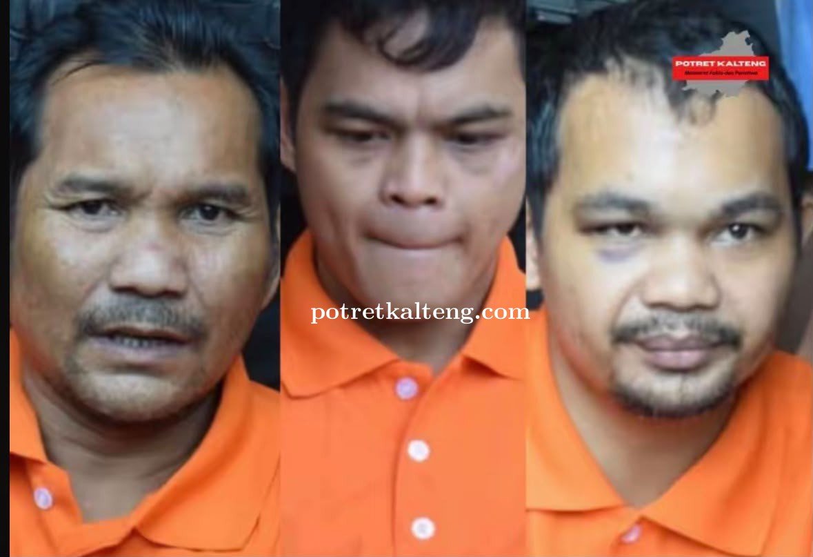 Kasus Penggerebekan Berujung Tewasnya Tiga Polisi di Katingan, Tiga Tersangka Diserahkan ke Polda Ka