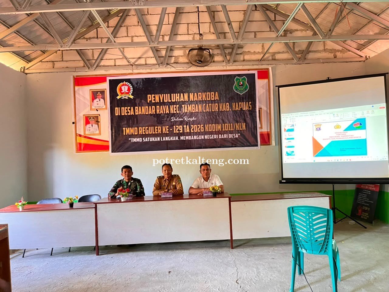 Satresnarkoba Polres Kapuas Edukasi Warga Bandar Raya tentang Bahaya Narkoba