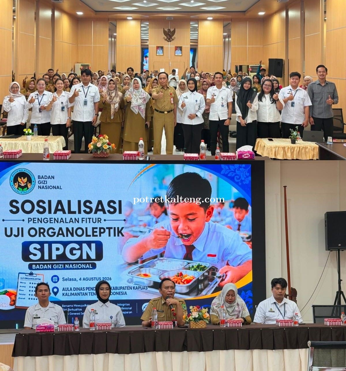 Perkuat Pengawasan Program MBG, BGN dan Dinas Pendidikan Kapuas Sosialisasikan SIPGN Berbasis Digita